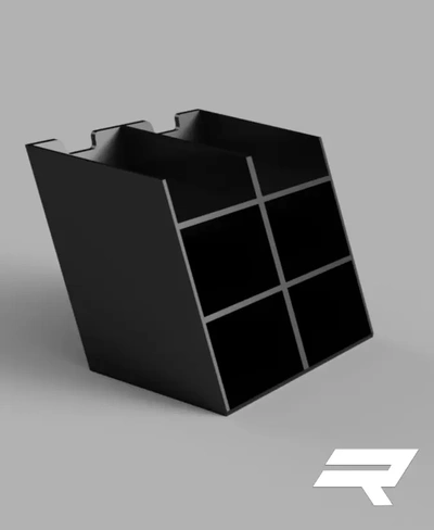 tri tier catan cartão suporte 3d by reklaw3d on 3d print model - Mito3D