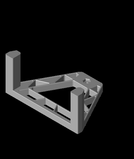 triángulo carrete soporte ohmygiob 3d print model - Mito3D