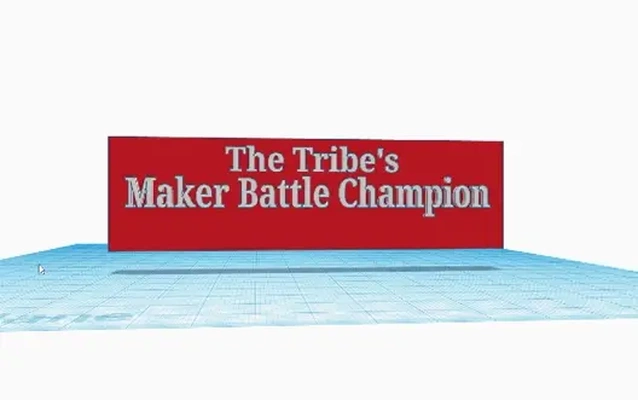tribus fabricant bataille championnat 3d by école nordique 3d print model - Mito3D