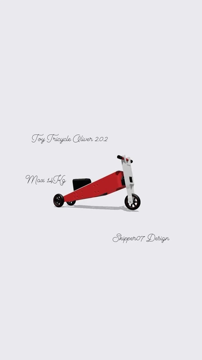 tricycle oliver 2 0 3d by skipper07 3d print model - Mito3D