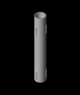 triplicare cellula 18650 batteria adattatore 3d print model - Mito3D