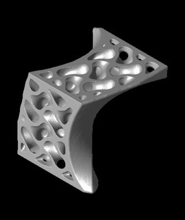 triple twist cube gyroid 3d print model - Mito3D