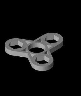 triple agitarse hilandero m10 tuerca hexagonal 3d modelo gracias 3d print model - Mito3D