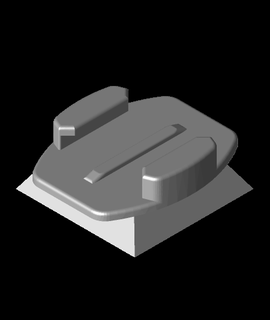 tripod plate gopro mount 3d model chshkhr thangs 3d print model - Mito3D