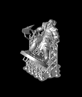 trollkin Masculin barbare 3d modèle mz4250 3d print model - Mito3D