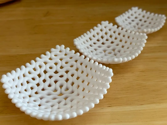 truchet trays medium - 3d by davemakesstuff on thangs tray bowl pattern tessellation geometry math art kitchen home decor kitchenware tiling 3d print model - Mito3D