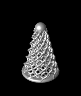 Fachwerk Baum Diamant davemakesstuff Zuhause Haus Garten 3d print model - Mito3D