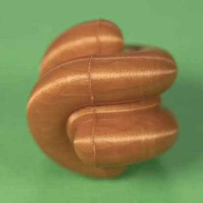 tubo hexasphericon 3d by on sphericon tubos tubular bulboso inchado diversão satisfatório rolando brinquedo brinquedos jogos escrivaninha inquietação 3d print model - Mito3D
