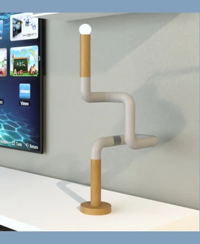 tubo lampada arte funzionale 3d by shack3d stampa on grazie 3d print model - Mito3D