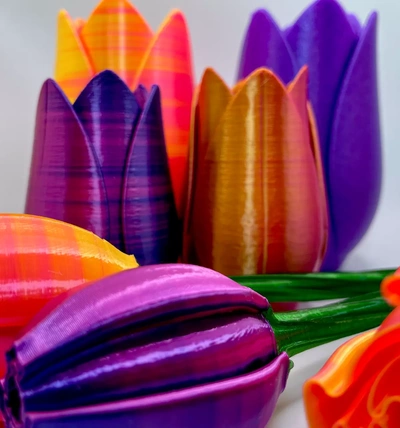 tulip shaped vase 3d by pezliz 3d print model - Mito3D