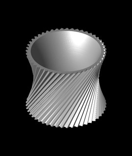 turbine vase 3d model namu3d thangs 3d print model - Mito3D