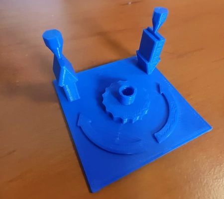 turn direction manual table screws - 3d by sharpfang on thangs 3d print model - Mito3D
