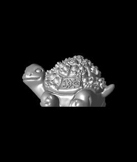 kaplumbağa dekoratif rastgele 3d print model - Mito3D