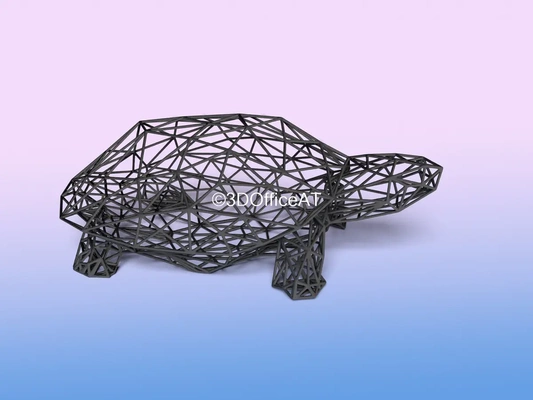 turtle wire art - 3d by 3dofficeat on thangs 3d print model - Mito3D
