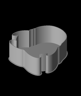 tux shadow nestable box v1 ppac 3d print model - Mito3D