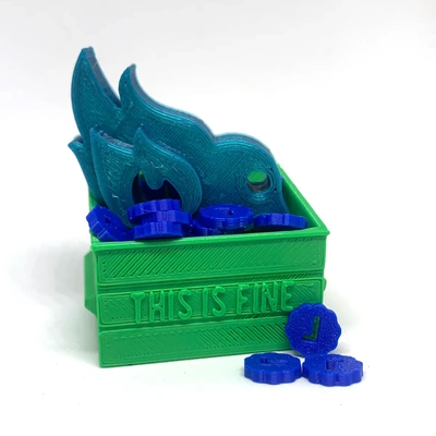 pío contenedor basura fuego soltero color impresora 3d by estilizar on gracias 3d print model - Mito3D