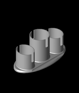 twin toothbrush holderstl 3d model thangs 3d print model - Mito3D