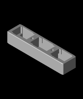 Zwilling Spur Regal Schiene v5 Kursjobs Zuhause Haus Garten 3d print model - Mito3D