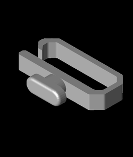 torção cabo braçadeira 4040 alumínio prof 3d modelo 3d print model - Mito3D