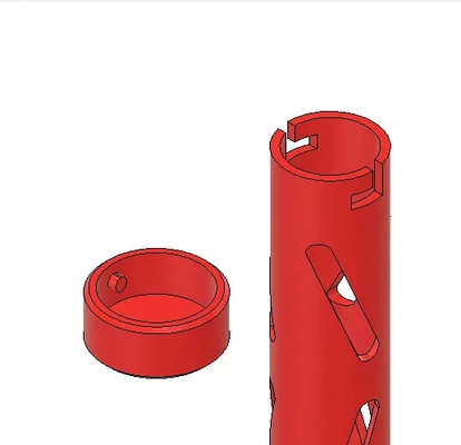 torsion fermer clé cylindre 130mm 3d by 450 3d print model - Mito3D