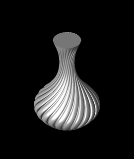 twist vase no 4 kazi toad Home & Garden 3d print model - Mito3D