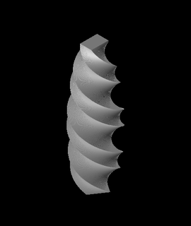 twisted rectangle vase 2 printbunny Home & Garden 3d print model - Mito3D