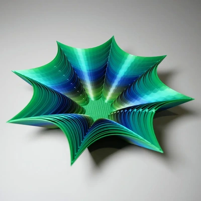 twisted star bowl - 3d by printbunny on thangs 3d print model - Mito3D