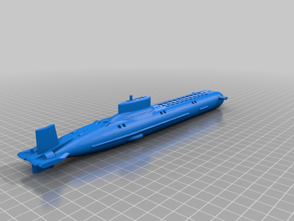 typhoon submarine - scoobypez 3d print model - Mito3D