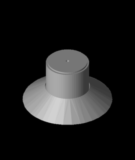ufo inquietação spinner 3d print model - Mito3D