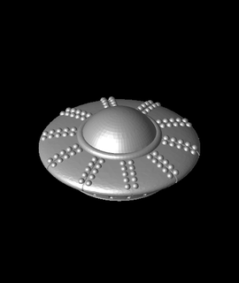 ufo v20 matita cappello cilindro 3d print model - Mito3D