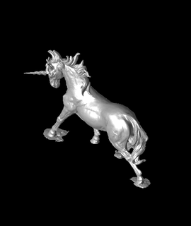 unicornio 2stl luces bb 3d print model - Mito3D