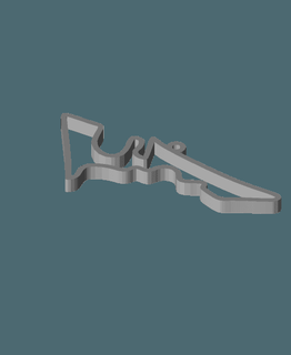 united states grand prix track keychain - printingpage 3d print model - Mito3D