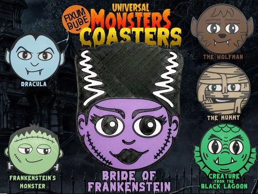 universal monsters coasters - bride of frankenstein 3d by fixumdude on thangs 3d print model - Mito3D