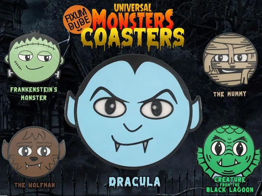 universal monsters coasters - dracula 3d by fixumdude on thangs 3d print model - Mito3D