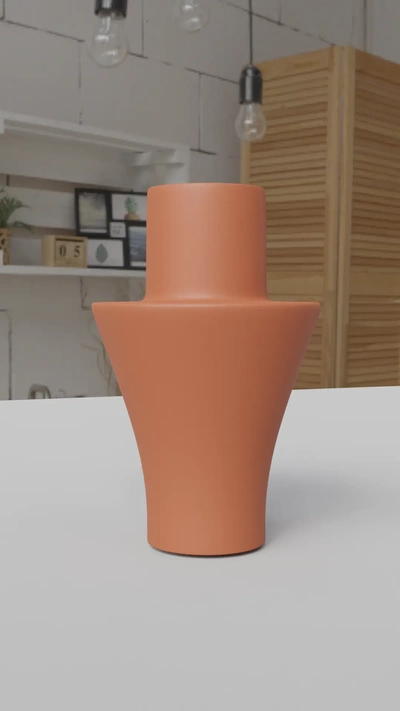 upside cone vase - 3d by kwerkshop on thangs flower plant plants modern decor home style interior 3d print model - Mito3D