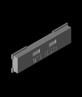 USB 30 Teller 35 Bucht 3d Modell Gespenster danke 3d print model - Mito3D