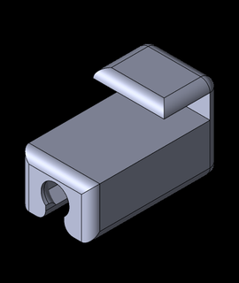 USB kablo Kulp destek dizüstü bilgisayar ekran 3d model teşekkürler 3d print model - Mito3D