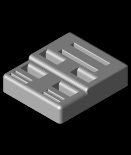 USB sd cartão suporte estranheza 3d print model - Mito3D
