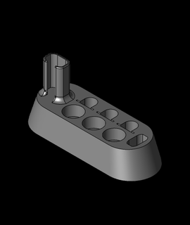 uwell caliburno partes suporte dispositivos 3d print model - Mito3D
