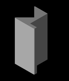 v-block sagittario 3d print model - Mito3D