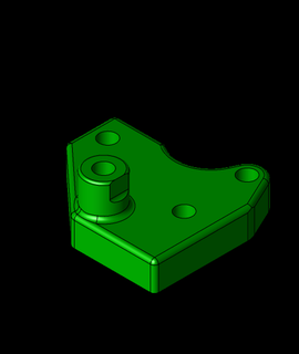 v3 flex mount base insertsstp 3d modelo 3d print model - Mito3D