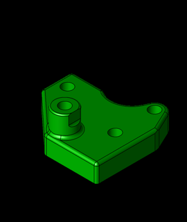 v3 flettere mount base insertsstp 3d modello grazie 3d print model - Mito3D