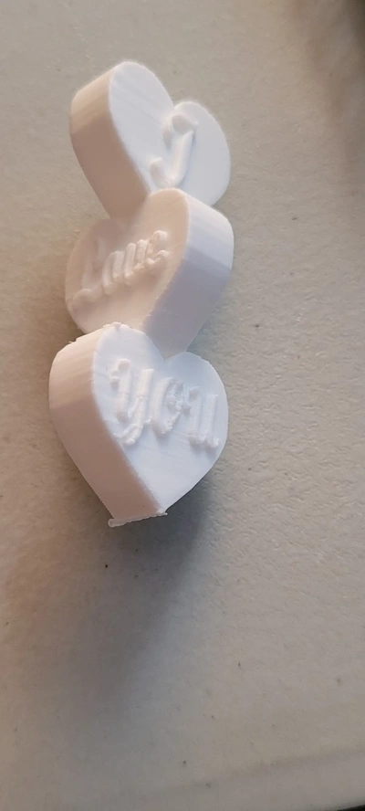 valentine's day-3hearts pendant - 3d by jex7 on thangs 3d print model - Mito3D