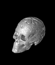 valentine sugar skull 3d model chaoscoretech thangs 3d print model - Mito3D