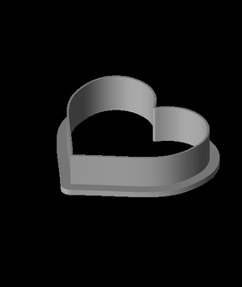valentines day cookie cutter stamp 3d model thangs 3d print model - Mito3D