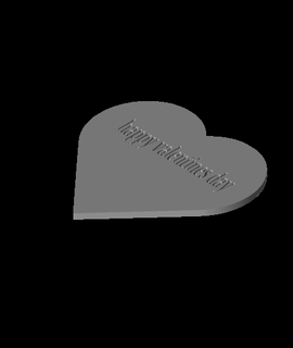 Valentinstag Herz gerdpointmacht 3d print model - Mito3D