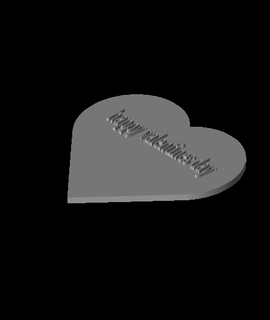 valentines day heart gerdpointmakes 3d print model - Mito3D