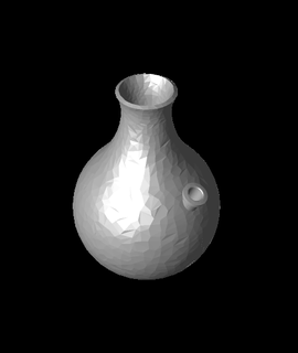 valentines day rose vase bong 3d print model - Mito3D