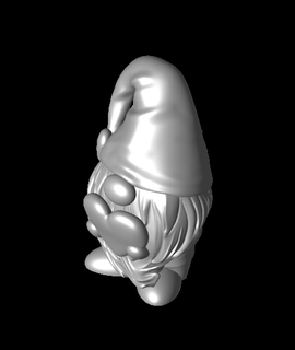 valentines gnome 3d print model - Mito3D