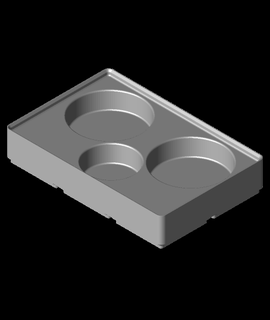 vallejo airbrush primer holder Gridfinity 3d print model - Mito3D